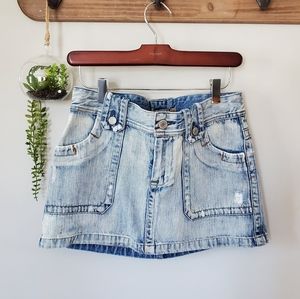 Vintage American Eagle Stone Washed Denim Mini
